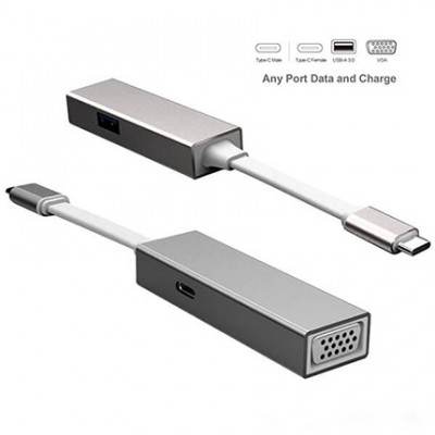 LE TOUCH USB 3.0 TYPE-C HDMI HUB WITH POWER DELIVERY