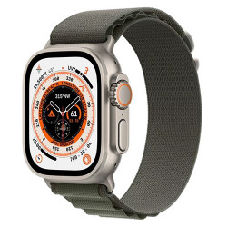 Apple Watch Ultra (4G) 49mm – Titan Case With Alpine Loop size nhỏ - VN/A Green