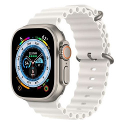 Apple Watch Ultra (4G) 49mm – Titan Case With Ocean Band- VN/A White