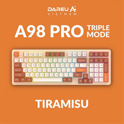 Bàn phím cơ DareU A98 Pro Triple Mode Tiramisu DareU Dream switch