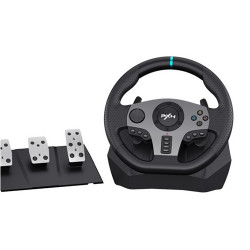 Vô lăng chơi game PXN V9 Pro Gaming Racing Wheel - Vô lăng 270/900 độ , pedal chân côn , số sàn 7 cấp , Có RUNG hỗ trợ PS3, PS4, Xbox One, Nintendo Switch