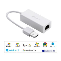 Cáp chuyển USB 2.0 to LAN 10/100Mbps Ugreen 20253