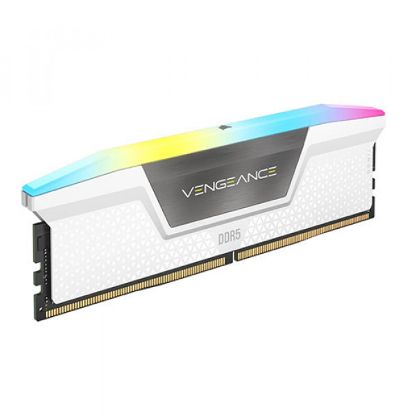 RAM CORSAIR VENGEANCE RGB White 32GB (2x16GB) DDR5 5200Mhz (CMH32GX5M2B5200C40W)