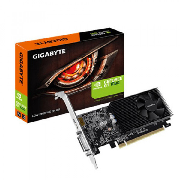 VGA Gigabyte GT 1030D4-2GL (Low Profile) (NVIDIA Geforce/ 2Gb/ DDR4/ 64Bit)