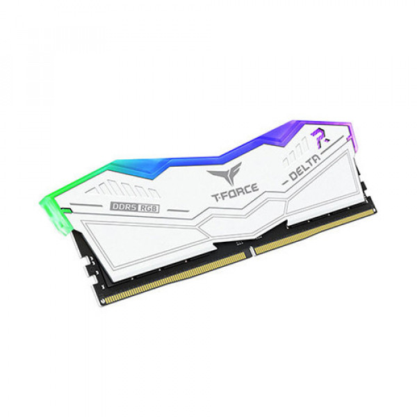 Ram PC TeamGroup Delta RGB 16GB DDR5 6000MHz White (FF4D516G6000HC38A01)