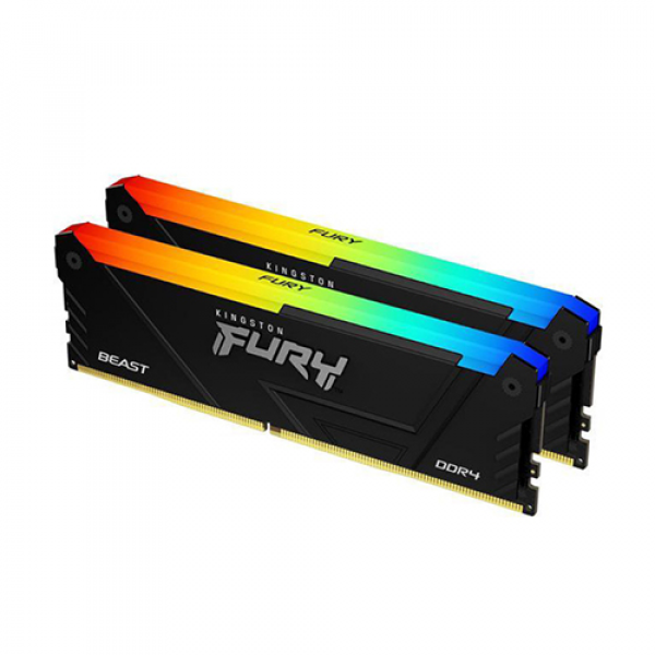 RAM Kingston FURY Beast RGB 64GB (2x32GB) DDR4 3600MHz (KF436C18BB2AK2-64)