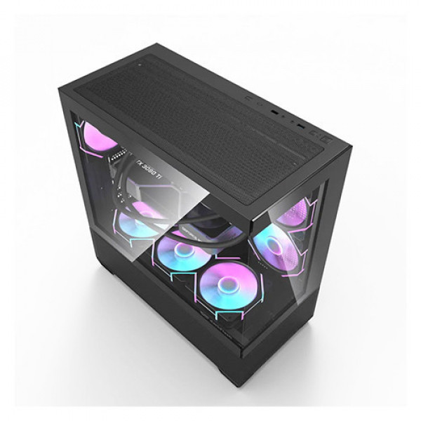 Vỏ Case Darkflash DS900 AIR Black 4F (ATX, 4 Fan ARGB, Màu Đen)