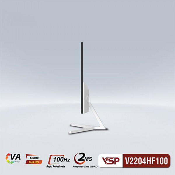 Màn hình VSP V2204HF100 White (21.5 Inch | FHD | VA | 100Hz | 2ms)