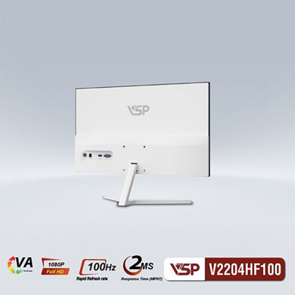 Màn hình VSP V2204HF100 White (21.5 Inch | FHD | VA | 100Hz | 2ms)