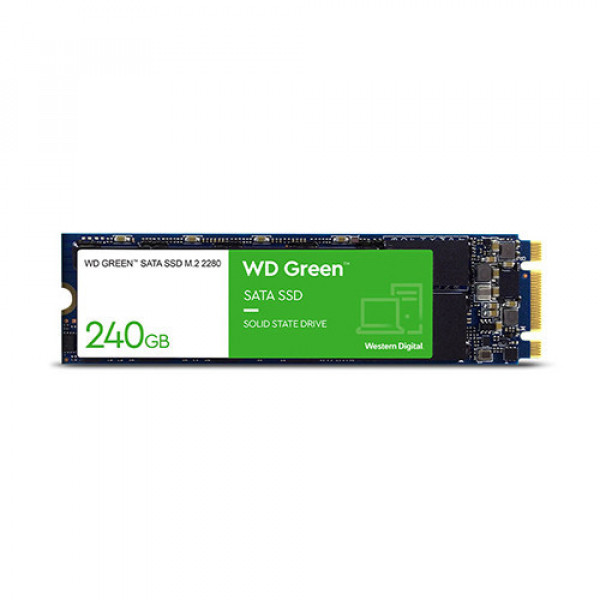 Ổ cứng SSD Western Digital Green 240GB M.2 2280 (Đọc 545MB/S - Ghi 465MB/S) - (WDS240G3G0B)