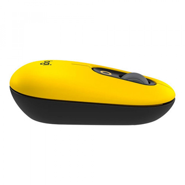 Chuột không dây Emoji Logitech POP Mouse Bluetooth màu Vàng Đen
