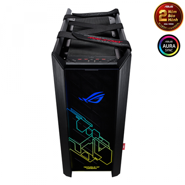 Vỏ case ASUS ROG Strix Helios GX601 Tempered Glass Gaming (Mid Tower/Màu Đen/Led RGB)